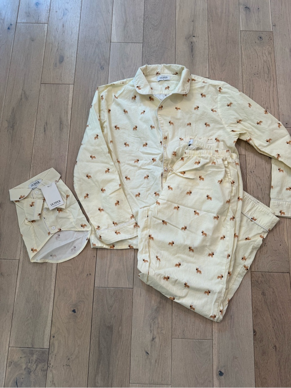 Rylee + Cru Cream Fox-Print Women's Pajama Set